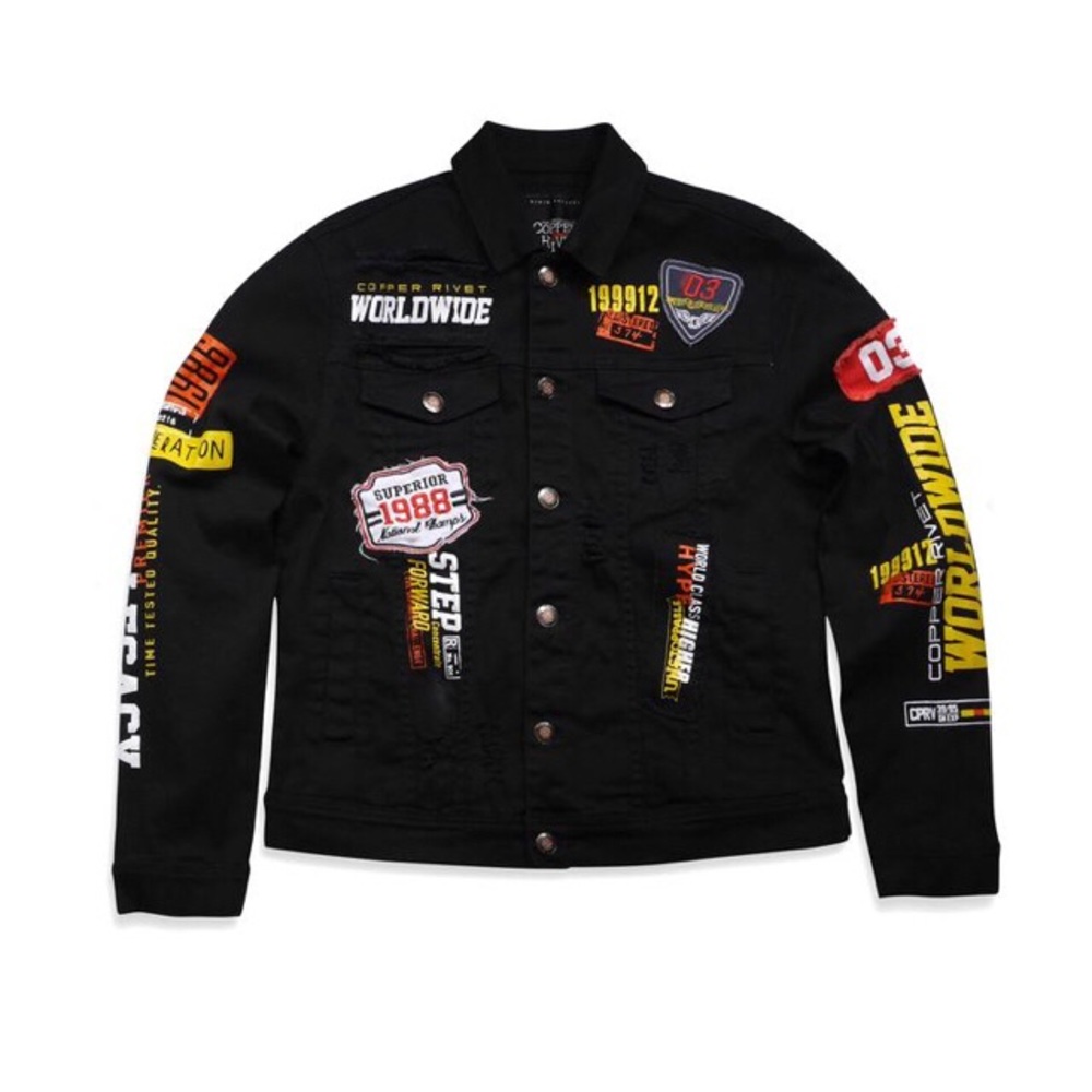 “Worldwide” Denim Jacket